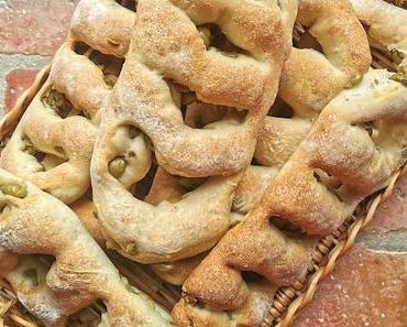 Fougasse aux olives et au sel aromatisé