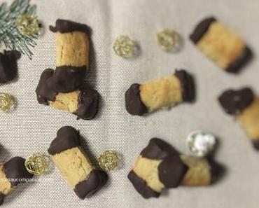 Biscuits bûchettes (bredele) noisettes vanille et un ingrédient mystère