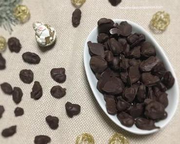 Bonbons de raisins secs au chocolat