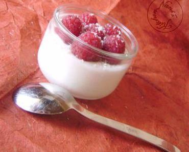 Mousse coco – framboises