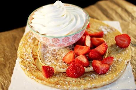 Pancake Hollandais Fraises et Chantilly