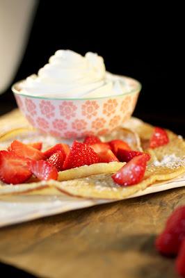 Pancake Hollandais Fraises et Chantilly