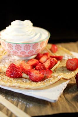 Pancake Hollandais Fraises et Chantilly