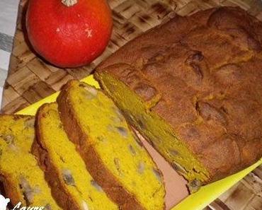 Cake au potimarron et champignons de Paris