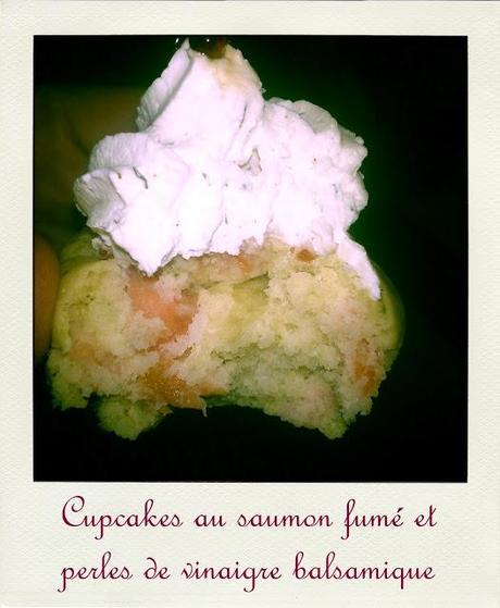 L'Avent des Gourmands #3 : Cupcakes au saumon et perles de vinaigre balsamique