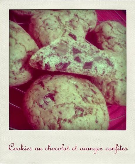 L'Avent des Gourmands #21 : Cookies au chocolat et oranges confites