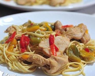 Nouilles sautées au wok