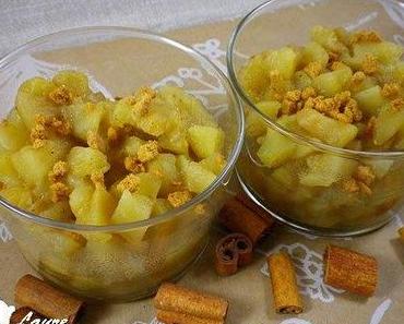 Compotée de pommes saveur pain d’épice