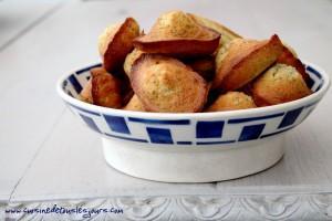 Madeleines au citron et pavot