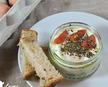 Oeuf cocotte au poivron