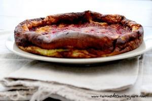 Far au citron et framboises