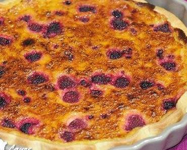 Tarte au citron et à la framboise