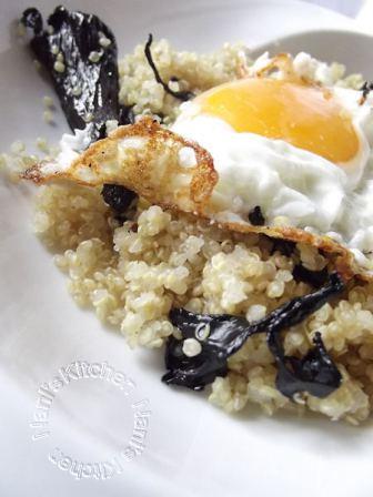 quinoa trompettes oeuf   (2)