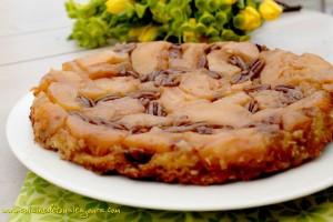 Tarte tatin aux noix de pécan et sirop d'érable