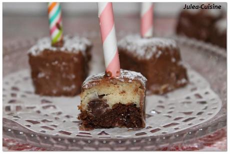 BattleFood#18 : Brownie Cookie Dough Pops