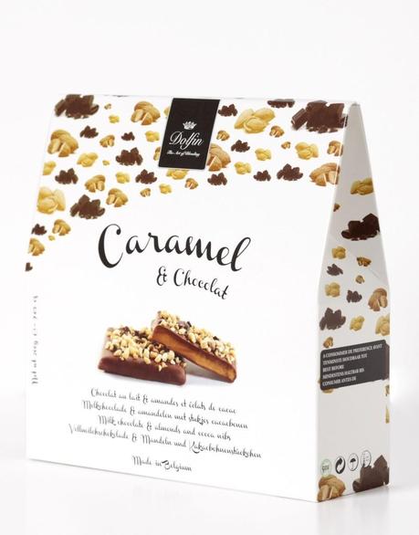 NOUVEAU!: Caramel et Chocolat Lait & amandes et éclats de cacao....