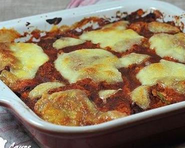 Courgettes à la parmigiana