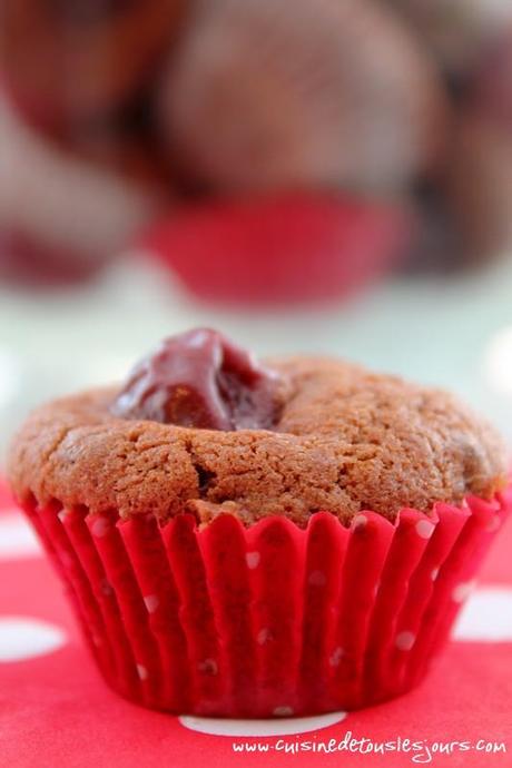 Mini muffins au chocolat noir et cerises Muffins au chocolat noir et cerises