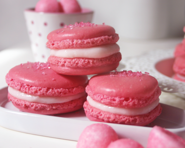 Macarons aux fraises Tagada Pink!