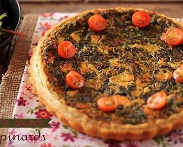Tarte Saumon Epinards