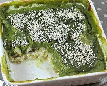 Parmentier de poisson aux légumes verts