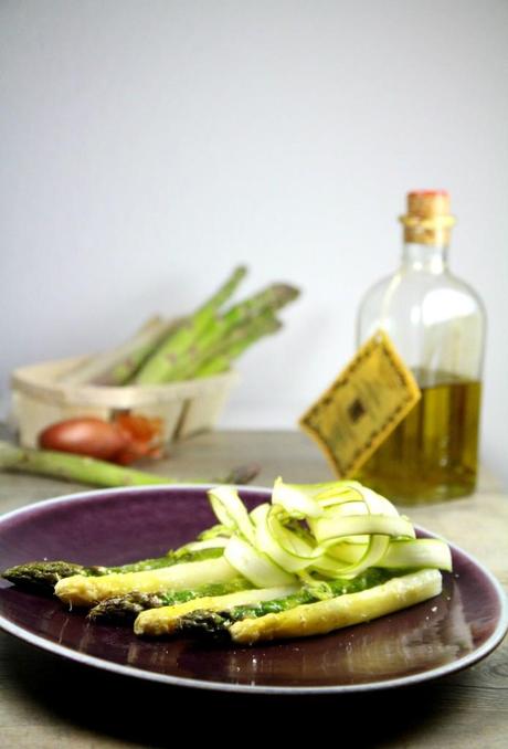 Gratin d’asperges vertes et blanches au parmesan façon Ducasse