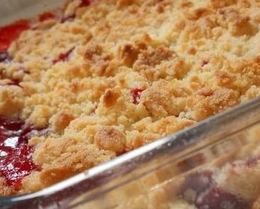 Crumble aux fraises