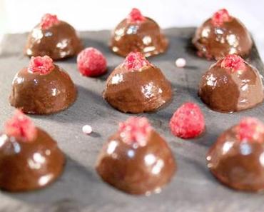 Mini dômes { chocolat framboise }