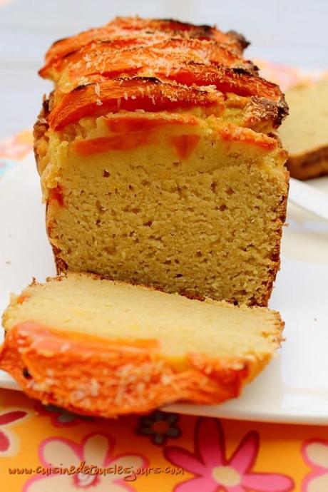 Cake à la farine de noix de coco et papaye 4