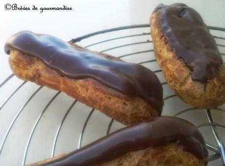 Eclairs au chocolat {Recette CAP}