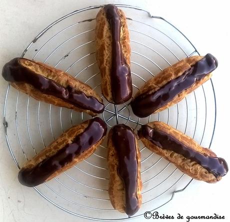 Eclairs au chocolat {Recette CAP}