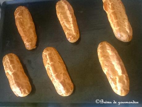 Eclairs au chocolat {Recette CAP}