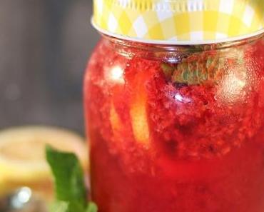Limonade framboise/citron/menthe { Battle Food #20 }