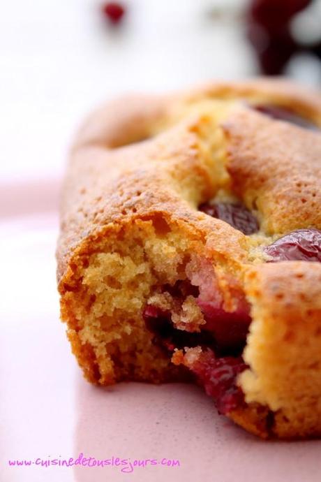 Le goûter du dimanche : Quatre quarts aux cerises et miel Quatre quarts aux cerises et miel
