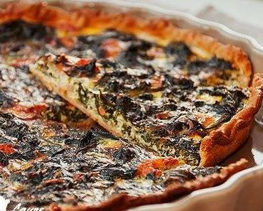 Quiche épinards et crevettes