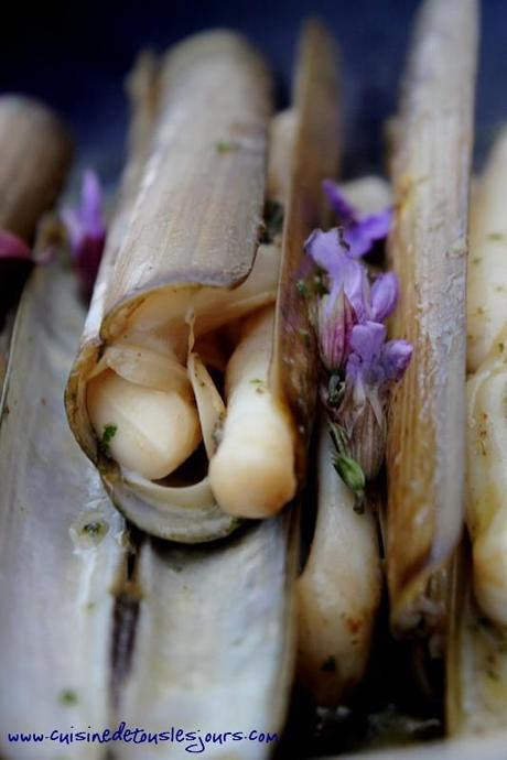 Couteaux au beurre de sauge