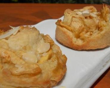 Tarte aux pommes en forme de rose