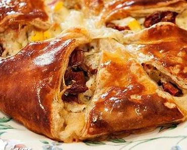 Feuilleté méditerranéen à la mozzarella