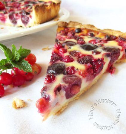 tarte faisselle framboise cerise groseille   (2)