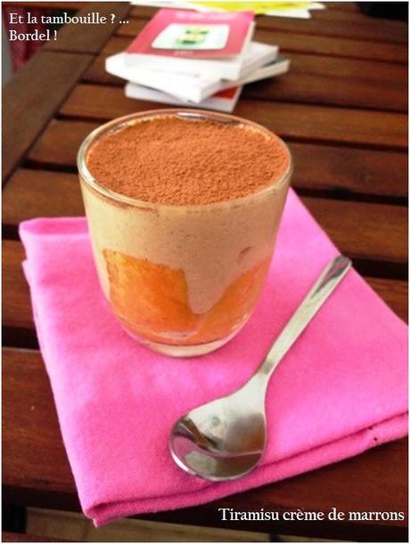 Tiramisu crème de marrons