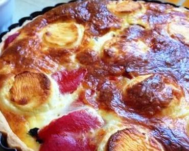 Quiche poivrons grillés & chèvre