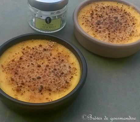 Crème brûlée à la gelée de Muscat