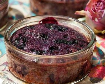 Mini moelleux aux myrtilles