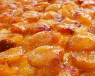 Tarte aux mirabelles et au rhum