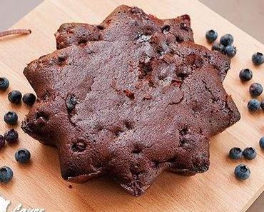 Brownie aux myrtilles