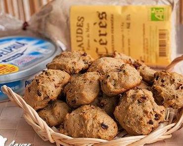 Cookies salés aux gaudes et Philadelphia