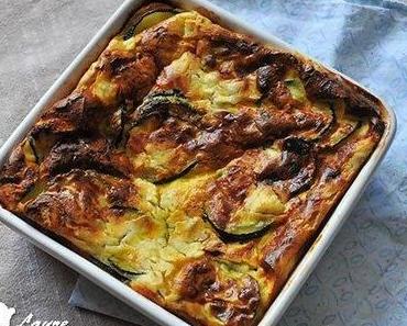 Flan de courgettes aux noix