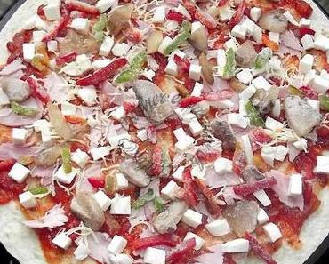 Fajitas façon pizza