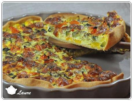 Quiche aux légumes d'été