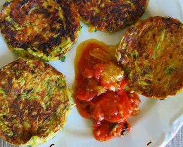 Galettes de légumes aux herbes et au curry